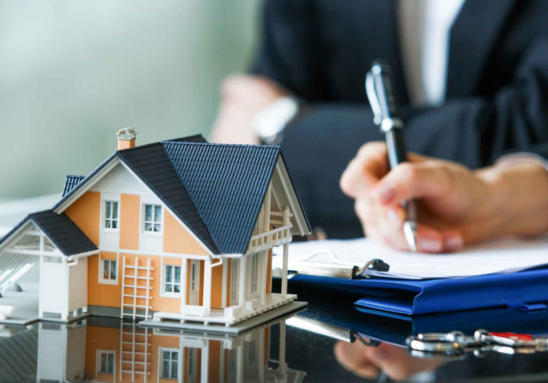 Contract, Mortgage Document,Signing, Writing, Model Home